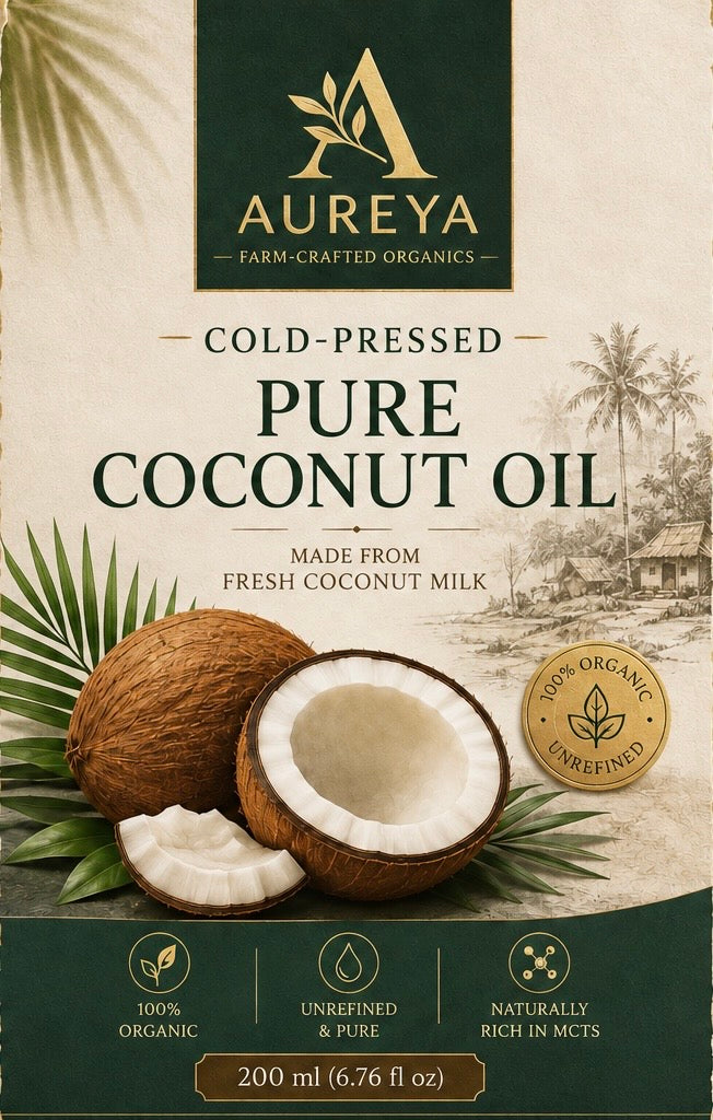 Aureya Pure Cold Pressed Coconut Oil