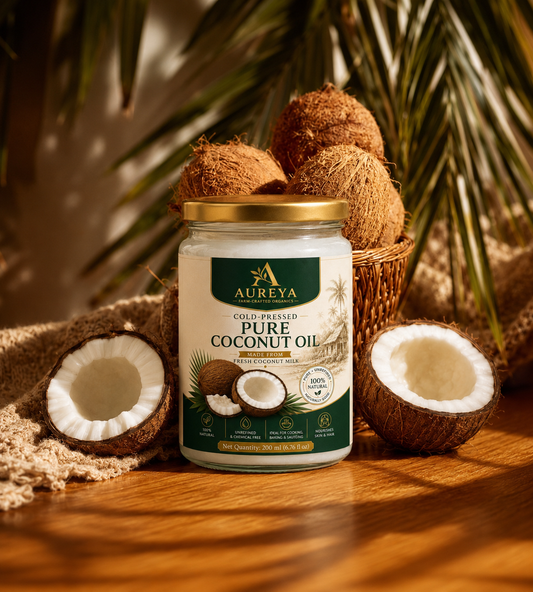 Aureya Pure Coconut Oil | Cold Pressed & Multipurpose